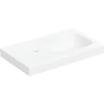 Olcsó Geberit iCon Light kézmosó 53x31 cm, bal oldali csaplyukkal, túlfolyó nélkül, matt fehér 501.833.JT.1