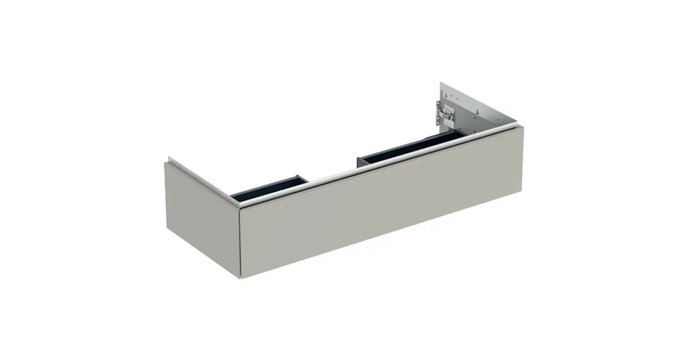 Akció Geberit One alsó szekrény mosdóhoz 1 fiókkal 118x47 cm, matt greige 505.075.00.7