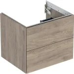 Geberit One alsó szekrény mosdóhoz 2 fiókkal 59,2x47 cm, hikoridió 505.261.00.6 Vásárlói kedvenc