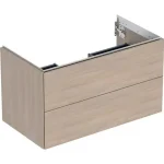 Geberit One alsó szekrény mosdóhoz 2 fiókkal 88,8x47 cm, tölgy 505.263.00.5 Kedvezmény