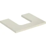 Geberit One mosdópult középső kivágással, pultra ültethető tálformájú mosdóhoz 60x47 cm, magasfényű homokszürke 505.271.00.4 Expressz kézbesítés