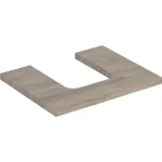 Expressz kézbesítés Geberit One mosdópult középső kivágással, pultra ültethető tálformájú mosdóhoz 60x47 cm, hikoridió 505.271.00.6