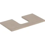 Legjobb ár Geberit One mosdópult középső kivágással, pultra ültethető tálformájú mosdóhoz 90x47 cm, tölgy 505.273.00.5