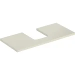 Geberit One mosdópult középső kivágással, pultra ültethető tálformájú mosdóhoz 105x47 cm, magasfényű homokszürke 505.274.00.4 Rendeld meg most