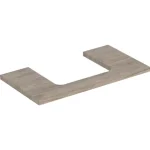 Kihagyhatatlan ajánlat Geberit One mosdópult középső kivágással, pultra ültethető mosdóhoz 90x47 cm, hikoridió 505.283.00.6