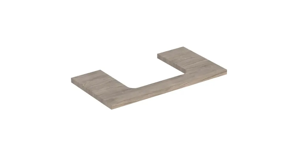 Kihagyhatatlan ajánlat Geberit One mosdópult középső kivágással, pultra ültethető mosdóhoz 90x47 cm, hikoridió 505.283.00.6