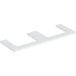 Geberit One mosdópult kivágással, két pultra ültethető mosdóhoz 135x47 cm, matt fehér 505.286.00.2 Vedd meg online