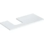 Geberit One mosdópult bal oldali kivágással 105x47 cm, pultra ültethető tálformájú mosdóhoz, magasfényű fehér 505.294.00.1 Olcsó