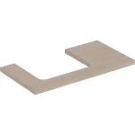Ajánlat Geberit One mosdópult bal oldali kivágással 90x47 cm, pultra ültethető mosdóhoz, tölgy 505.303.00.5