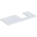 Geberit One mosdópult jobb oldali kivágással 105x47 cm, pultra ültethető tálformájú mosdóhoz, matt fehér 505.314.00.2 Újdonság