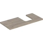 Geberit One mosdópult jobb oldali kivágással 105x47 cm, pultra ültethető tálformájú mosdóhoz, hikoridió 505.314.00.6 Outlet