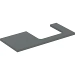 Geberit One mosdópult jobb oldali kivágással 105x47 cm, pultra ültethető mosdóhoz, matt láva 505.324.00.3 Korlátozott ajánlat