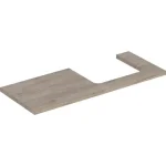 Kedvezmény Geberit One mosdópult jobb oldali kivágással 120x47 cm, pultra ültethető mosdóhoz, hikoridió 505.325.00.6