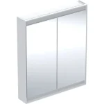 Geberit One tükrös szekrény két ajtóval 75x90 cm, világítással, fehér 505.812.00.2 Exkluzív ajánlat