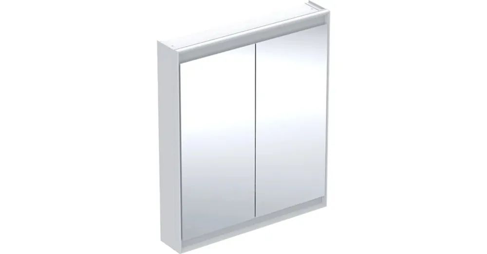 Geberit One tükrös szekrény két ajtóval 75x90 cm, világítással, fehér 505.812.00.2 Exkluzív ajánlat