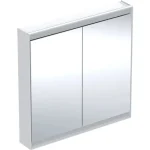 Geberit One tükrös szekrény két ajtóval 90x90 cm, világítással, fehér 505.813.00.2 Újdonság