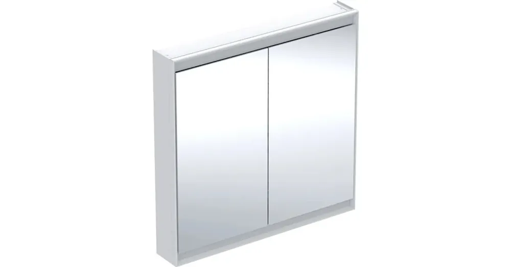 Geberit One tükrös szekrény két ajtóval 90x90 cm, világítással, fehér 505.813.00.2 Újdonság