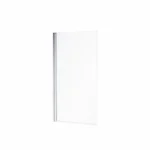 Azonnali szállítás Geberit GEO egyrészes kádparaván 80x150 cm átlátszó üveggel, Reflex bevonat, ezüst profil 560.118.00.2