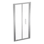 Geberit Geo összecsukható ajtó 90x190, átlátszó üveggel, Reflex bevonat, ezüst profillal 560.126.00.2 Szuper akció