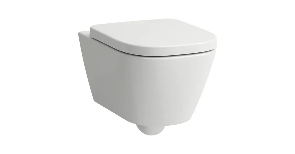 Exkluzív ajánlat LAUFEN MEDA Fali WC `Advanced`, öblítőperem nélkül, mélyöblítéssel, "Silent Flush" öblítéssel Matt fehér H8201107570001