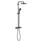 Akciós ár Grohe Tempesta System 250 Termosztátos zuhanyrendszer falra szerelésre Matt fekete 266702431