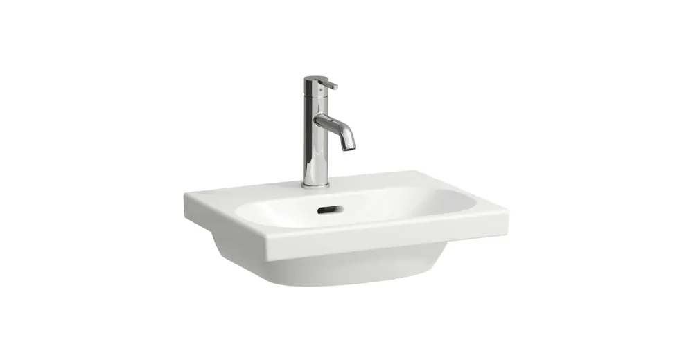 LAUFEN LUA Kézmosó, alsó felülete csiszolt, egy csaplyuk, középen, Fehér H8160800001041 Kedvezmény