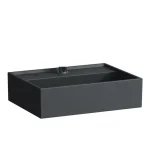 Vedd meg online LAUFEN Kartell LAUFEN Mosdótál, alsó felülete csiszolt túlfolyónyílás nélkül, csaplyuk nélkül, Graphite matt H8183307581121