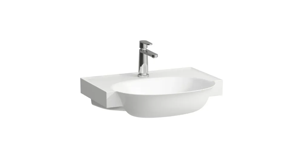 LAUFEN THE NEW CLASSIC Alsószekrényre illeszthető mosdó egy csaplyukkal, túlfolyónyílás nélkül, túlfolyócsatorna nyílása nélkül a lefolyószelepben, Fehér LCC bevonattal H8138534001561 Biztonságos fizetés