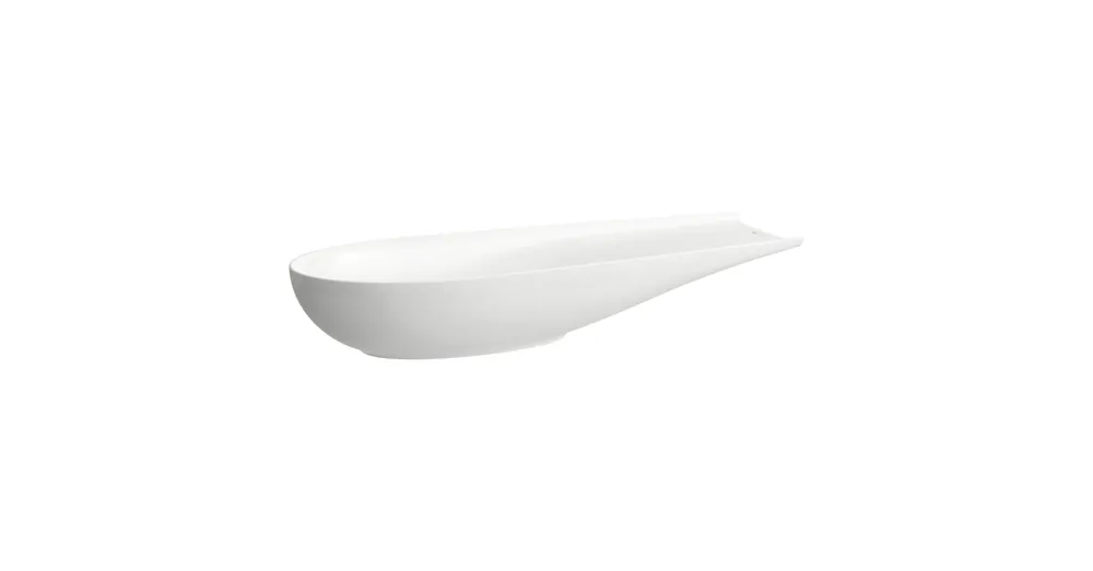 LAUFEN ILBAGNOALESSI Mosdótál, 100 cm, pult jobb/bal oldalon, kerámia lefolyószelep takaróval, túlfolyónyílás nélkül, csaplyuk nélkül, Fehér LCC bevonattal H8189744001121 Bestseller