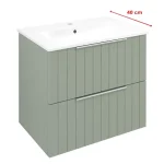 SAPHO CIRASA Mosdótartó szekrény, 2 fiókkal, 58x54x39cm, verde strip (CR592-4444S) Kiárusítás