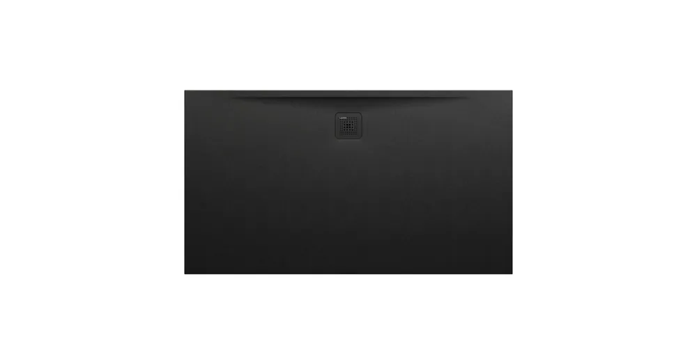 Legkelendőbb LAUFEN LAUFEN PRO Zuhanytálca, Marbond kompozit anyagból, extra lapos, téglalap alakú, kivezetés a hosszú oldalon, Fekete H2119500800001