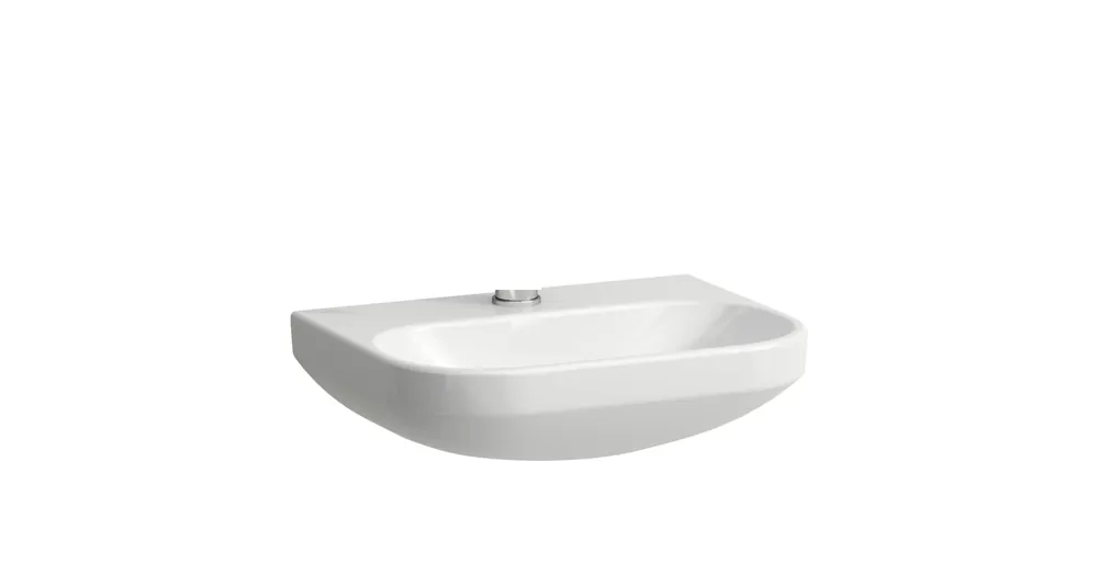 LAUFEN LUA Kézmosó, 45 cm, túlfolyónyílás nélkül, csaplyuk nélkül, Fehér LCC bevonattal H8150844001121 Expressz szállítás