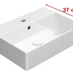 Szuper akció SAPHO GSI KUBE X kerámiamosdó, 50x37cm, rektifikált, ExtraGlaze (94479111)