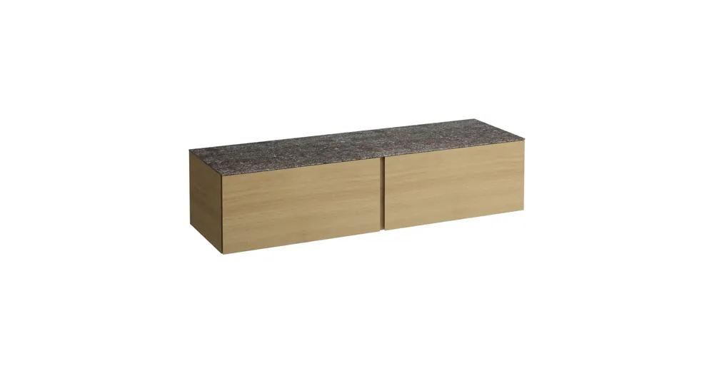 Gyors szállítás LAUFEN ILBAGNOALESSI Fiókos elem, 160 cm, kivágás nélkül, 1 fiókkal, Marrone Naturale felülettel, Világos Tölgy H4323300972501