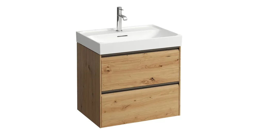 LAUFEN MEDA Alsószekrény 650 mm, 2 fiókkal, H810114 mosdóhoz, Vad Tölgy H4215820112671 Akciós ár