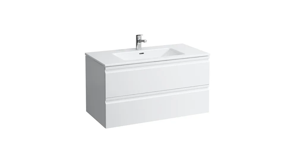 LAUFEN LAUFEN PRO S Mosdó alsószekrénnyel, egy csaplyuk, középen, Fényes Fehér H8619654751041 Legjobb ár