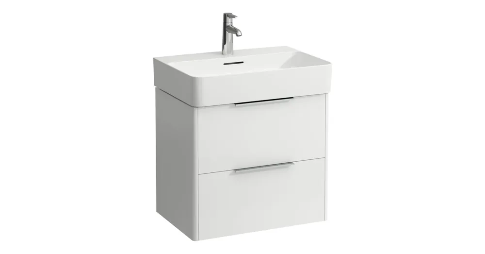 Kedvezmény LAUFEN BASE Alsószekrény két fiókkal a 810283 mosdóhoz, Fényes Fehér H4022521102611