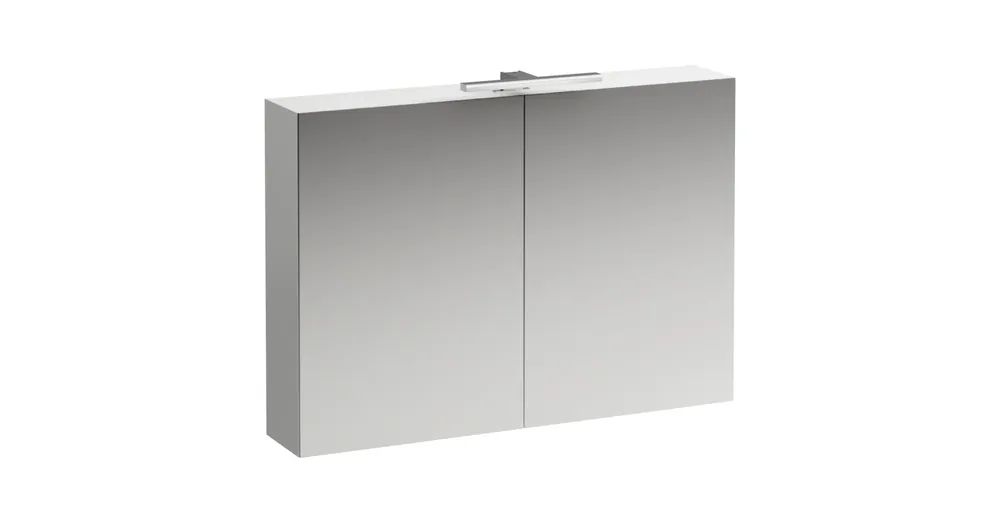 LAUFEN BASE Tükrös szekrény világítással és dugaljzattal EU IP 46, Fényes Fehér H4028521102611 Akció