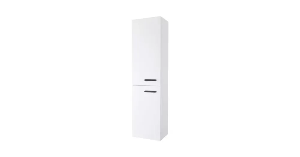 Végkiárusítás Ravak SB Chrome II 390 magasszekrény B fehér, fekete fogantyúval 152 mm X000001748
