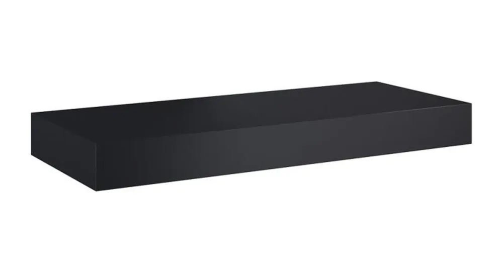 Kiárusítás AREZZO design márvány 120x46 cm konzolos mosdópult Matt Fekete színben AR-168244