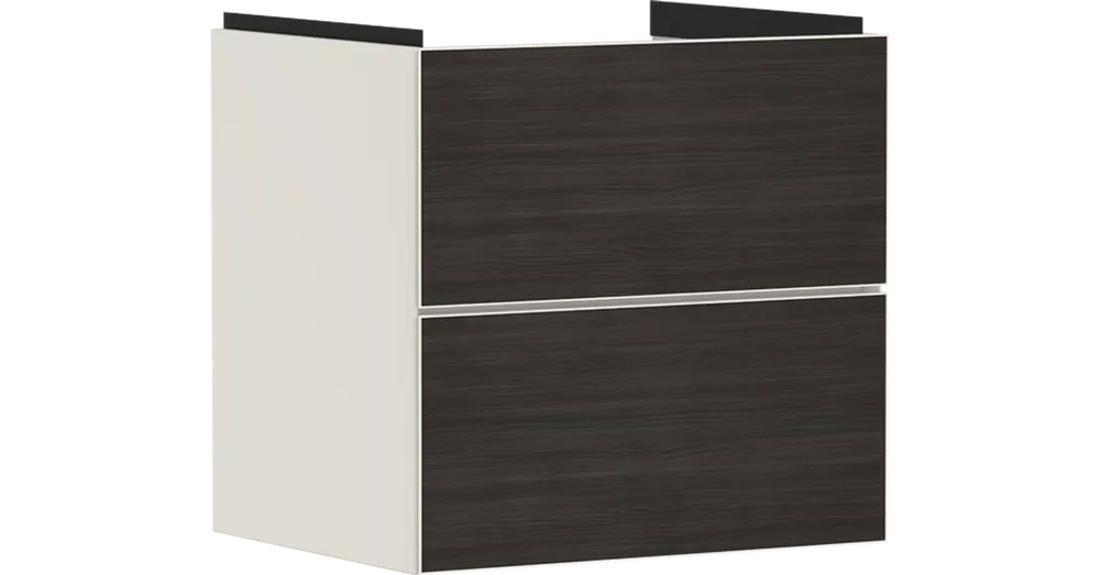 Népszerű Hansgrohe Xevolos E Mosdószekrény 580/475, matt homokbézs színű, 2 fiókkal, normál mosdókhoz 54176730