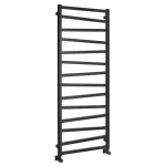 Vedd meg online SAPHO ZIG fürdőszobai radiátor, 600x1572mm, 582W, matt fekete (ZG616B)
