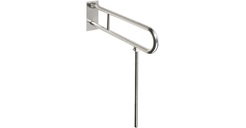 SAPHO BEMETA HELP Felhajtható kapaszkodó, U-típus támasztékkal, takaróval, 850mm, polírozott (301307321N) Árengedmény