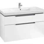 Árcsökkenés Villeroy & Boch Subway 2.0 fürdőszobai alsószekrény 2 fiókos matt white A91500MS