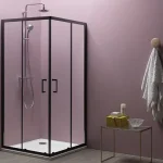 Akció Kolpa-San Eco Quat TKK 90x90 cm szögletes zuhanykabin matt fekete 515280