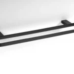 Legkelendőbb BEMETA NERO Dupla Törölközőtartó, 500x20x132mm, fekete (135004080)