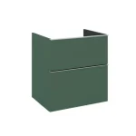 Biztonságos fizetés AREZZO design MONTEREY 60 cm-es alsószekrény 2 fiókkal Matt Zöld színben, szifonkivágás nélkül