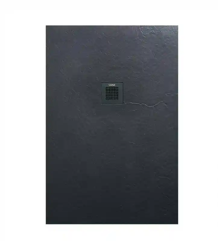 Expressz kézbesítés AREZZO design SOLIDSoft zuhanytálca 206x100 cm, ANTRACIT, színazonos lefolyóval (2 doboz)