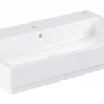 Kiárusítás Grohe Cube 80 pultra ültethető mosdó, túlfolyóval, 1db nyitott csaplyukkal