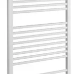 AQUALINE DIRECT Fürdőszobai radiátor, egyenes, 600x1320mm, 795W, fehér (ILR36T) Népszerű